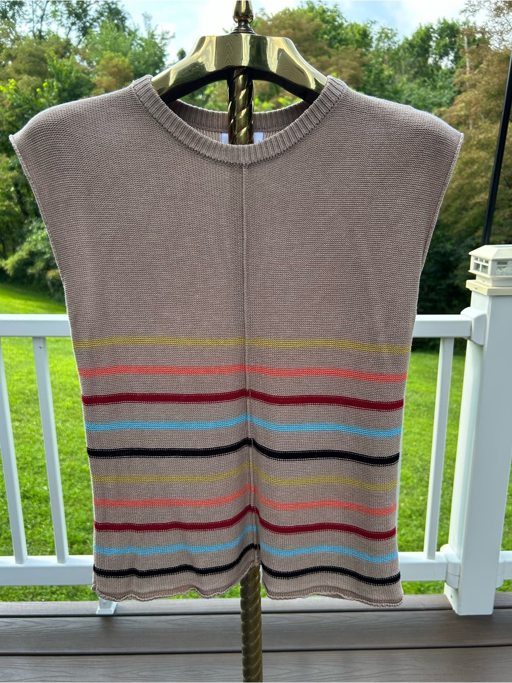 zeagoo Blush Pink Knit Sleeveless Vest